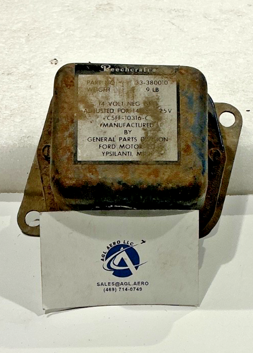 P/N: 33-380010 Beechcraft Voltage Regulator (AR)