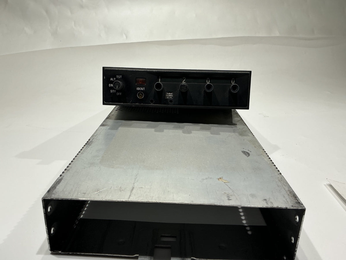 P/N : KT78 King Transponder with tray - AR - Not Working, for parts only