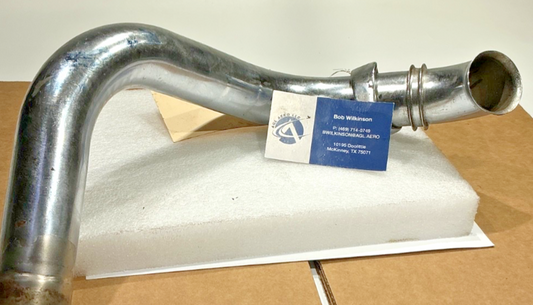 P/N:  LW-10484 Lycoming intake pipe, Plated (AR) - for one
