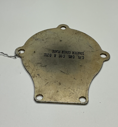 P/N: EXP40441 Continental Style Starter Cover Plate - Experimental Only