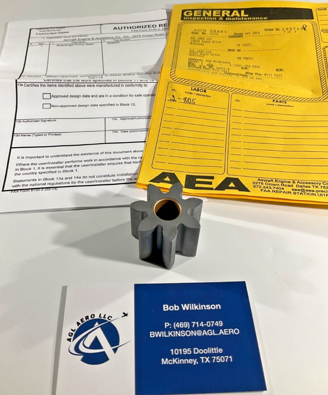 P/N: 628900 TCM Gear - Scavenge Pump Driven (IN) - for one gear