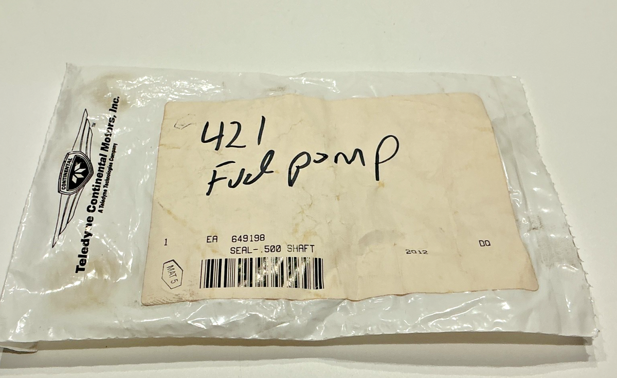 P/N: 649198 TCM Seal .500 Shaft - Fuel Pump (NE)