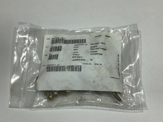 P/N: MS27039-0810 Screw (bag of 100)