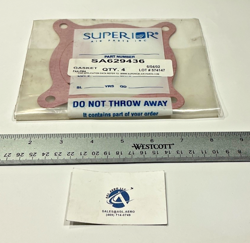 P/N: SA629436 Superior Air Parts Gasket (NE)
