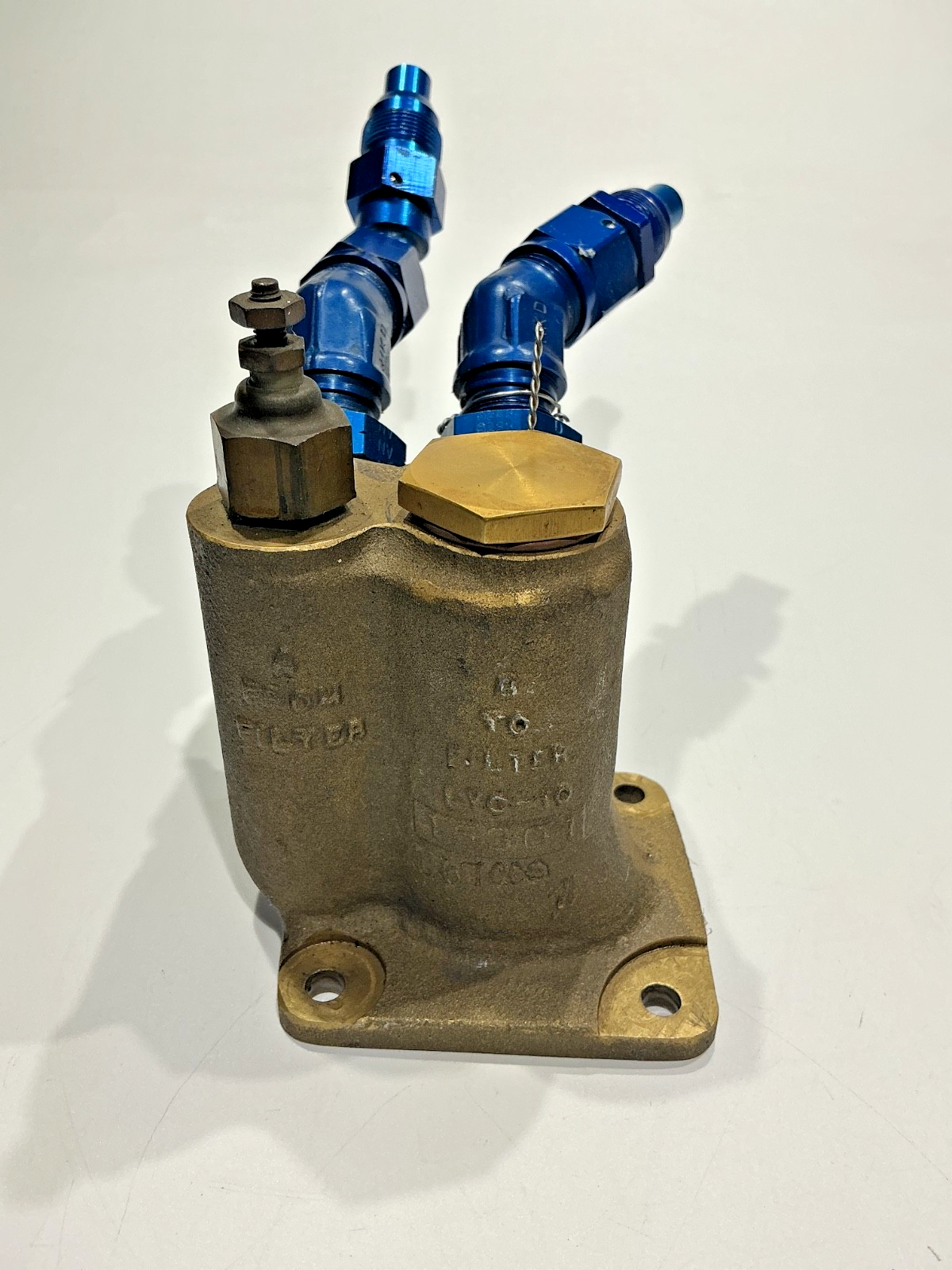 P/N: 0167000 Lycoming Oil Screen Housing (AR) - for one