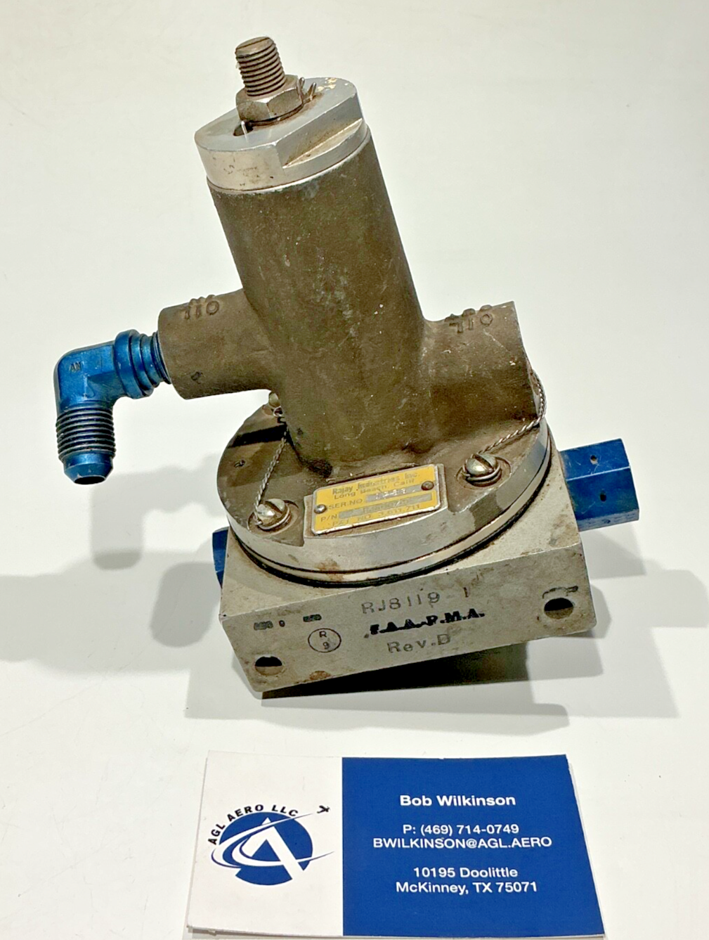 P/N: RJ8007-3 Rajay Controller Valve Assembly - (AR)