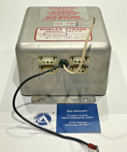 P/N: HD-T3 Whelen Strobe Power Supply (AR)