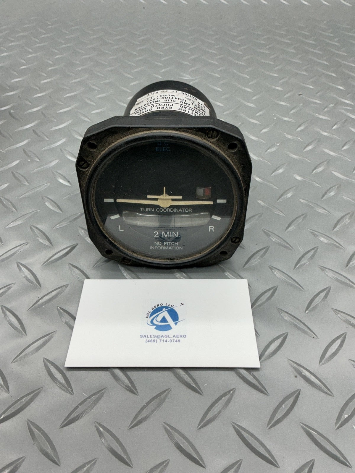 P/N: PS50030-3-5 Electric Gyro Corp Turn & Slip Ind Mod. 1394T100 (AR) - for one