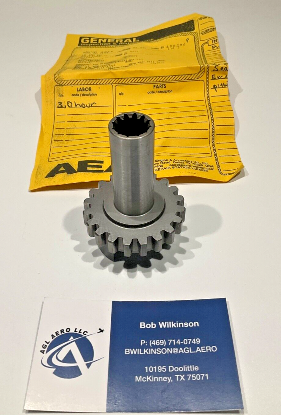 P/N: 629076 TCM Magneto / Accessory Drive Gear Assy (IN) - for one gear assy