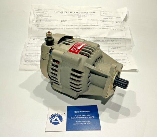 P/N: BC410-1 Alternator - Repaired - with 8130 & Gasket (RD)