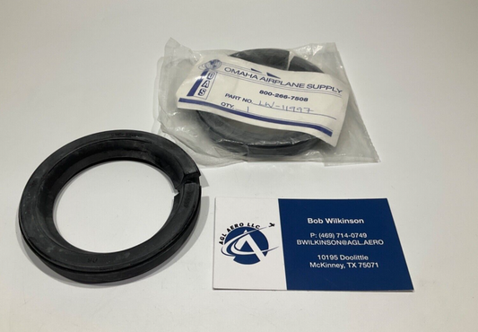 P/N: LW-11997 Lycoming SEAL-CRANKSHAFT-OIL-SERVICE (for one Seal)