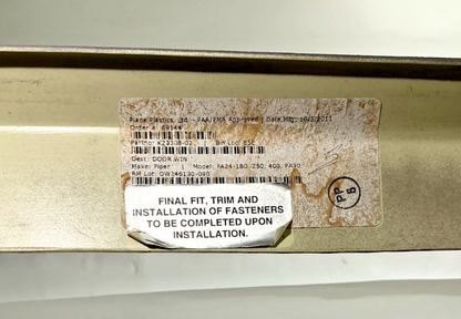 P/N: K23308-02 Piper Door Window Trim PA24-180, 250, 400, PA-30 (AR)