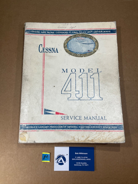 Service Manual Cessna 411: February 1966
