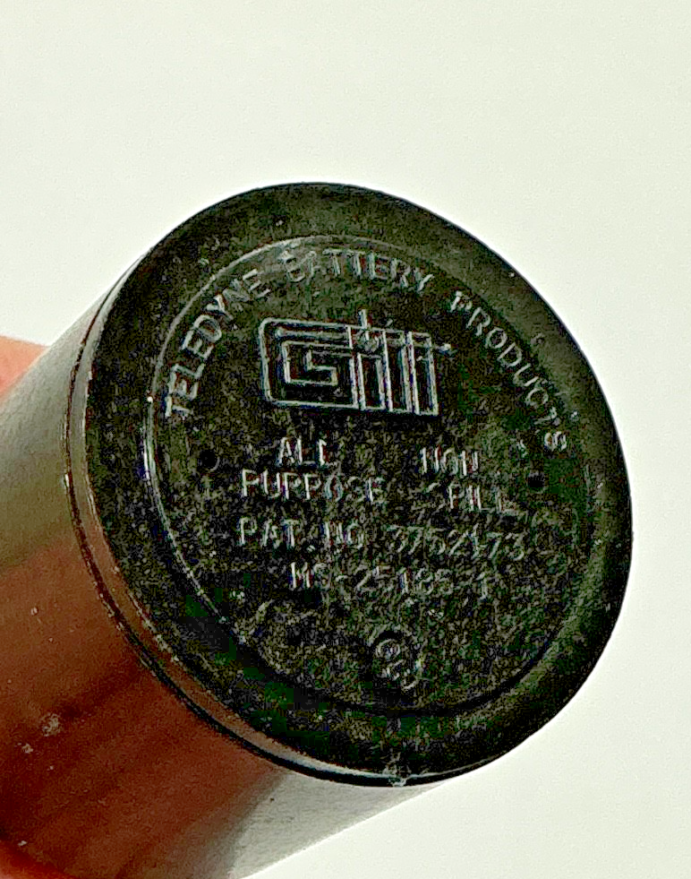 P/N: MS-25185-1 Gill/Teledyne Non-Spill Battery Cap (New) - for one cap