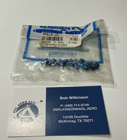P/N: MS20819-2D Sleeve - set of 10 (NE)
