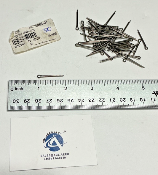 P/N: AN381-2-12 Lycoming Cotter Pin (NE) - for one
