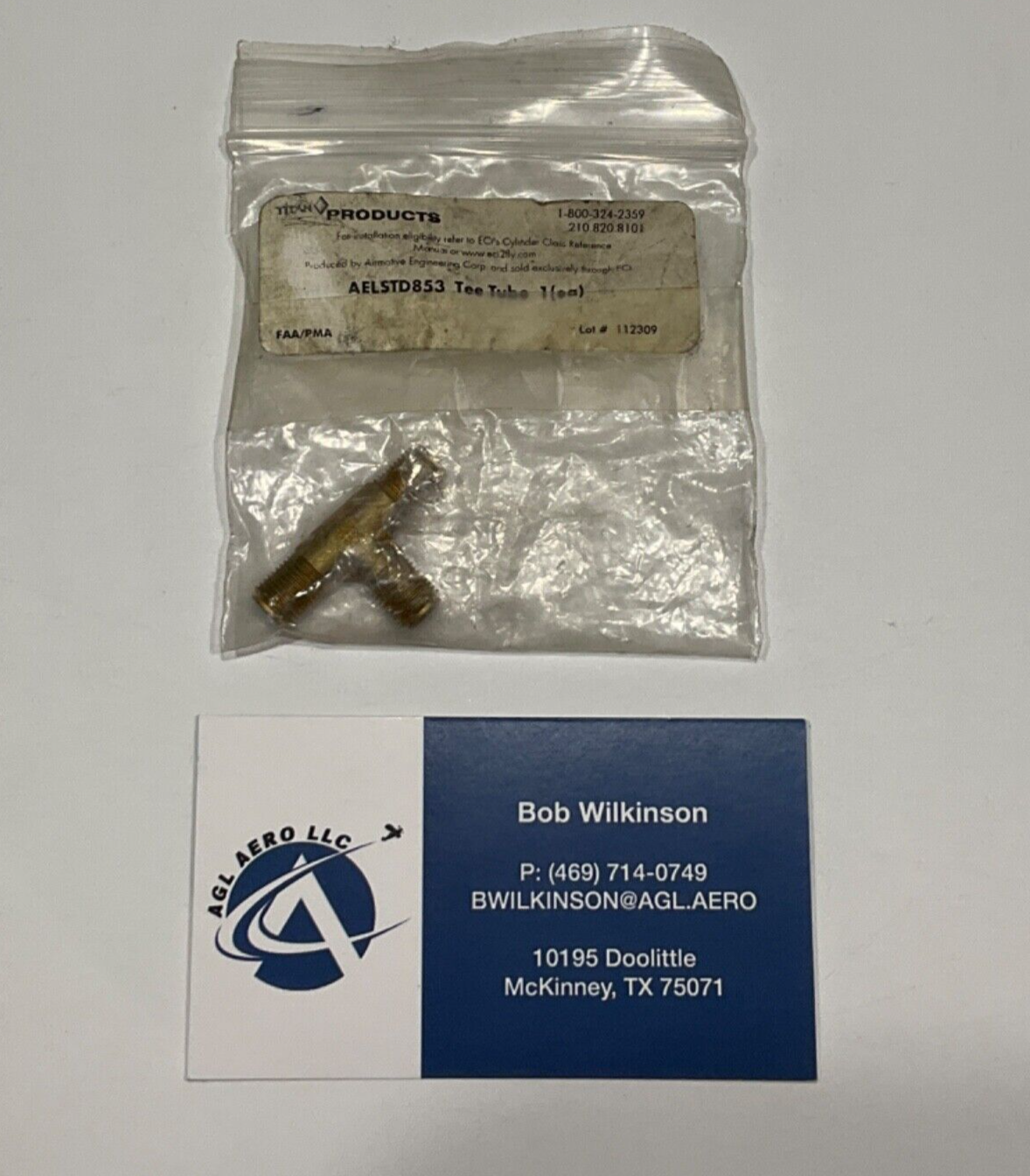 P/N: AELSTD853 Tee Tube