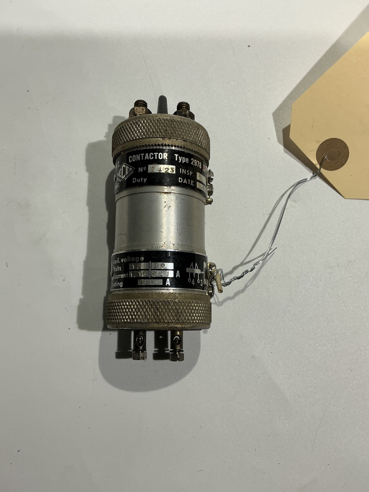 P/N:  ECE Contactor Type 2978 80a/18-32v (AR) - for one