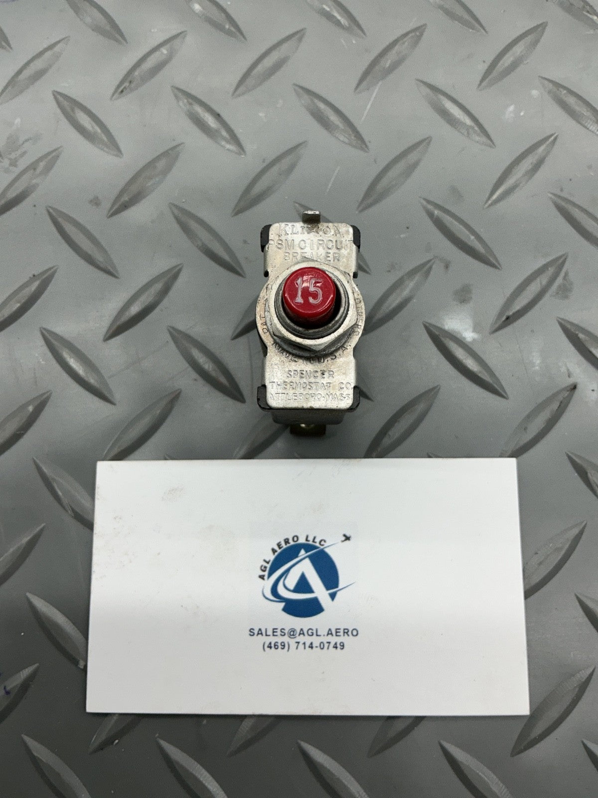 P/N: PSM-15N Klixon PSM 15 Amp Circuit Break (AR)