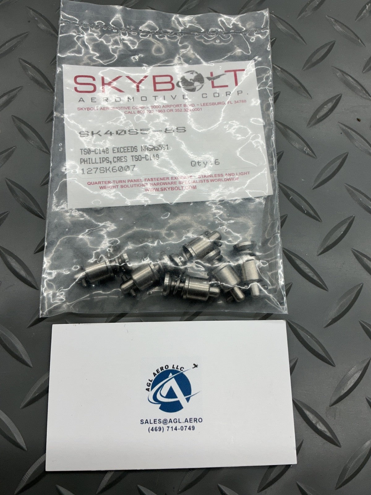 P/N: SK40S5-8S Skybolt Aeromotive Corp Stainless Phillips Head Stud (NE) - For 1