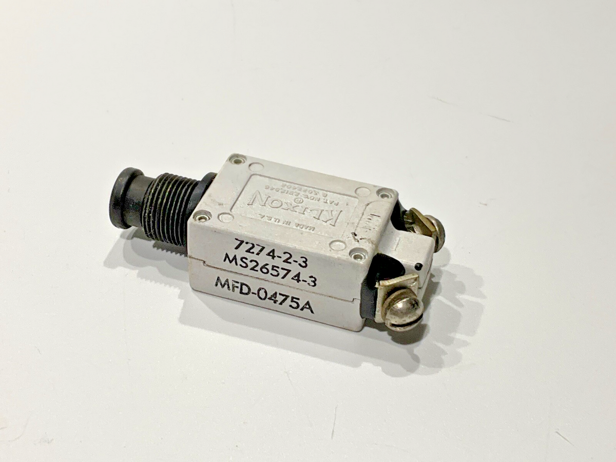 P/N: 7274-2-3 Circuit Breaker - 3 Amp (AR) - Duchess 76
