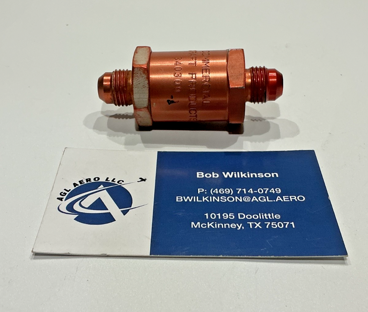 P/N: 340300 / 50-380170-13 Aircraft Check Valve (AR)