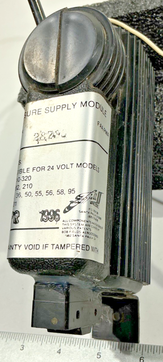 P/N: 3000-24 Fields Pressure Supply Module for 24V (AR) - for one