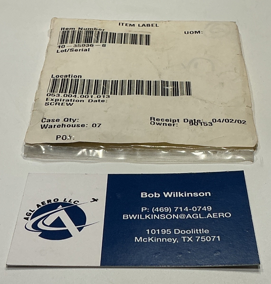 P/N: 10-35936-8 Screw - Set of 6 (NE)
