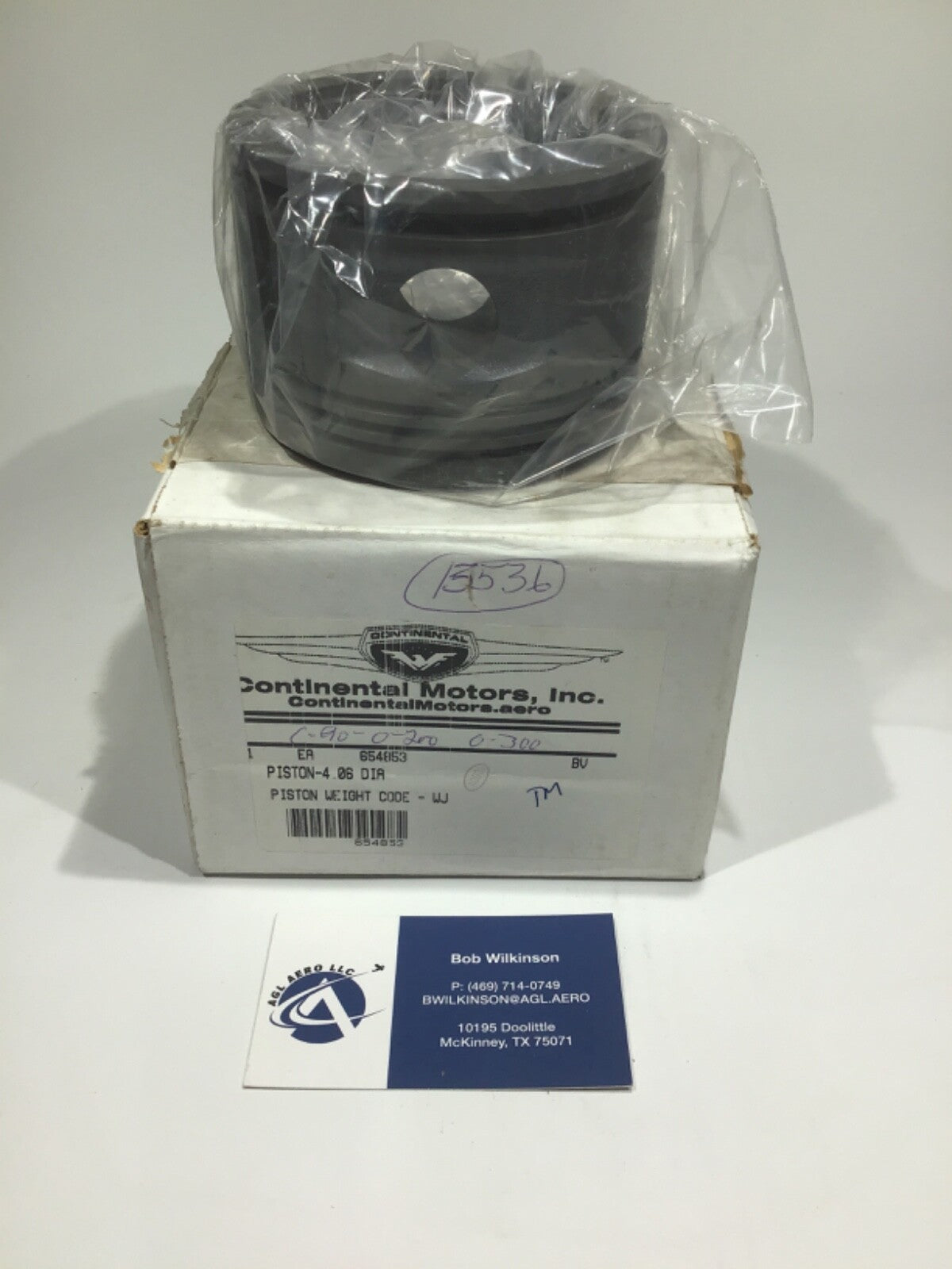 P/N: 654853 Piston 4.06 Dia