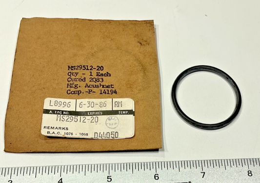 P/N: MS29512-20 O-Ring Seal (NOS)