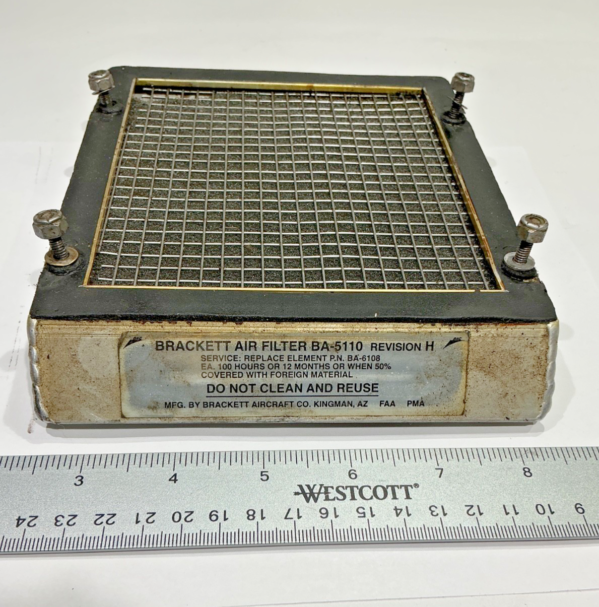 P/N: BA-5110 Brackett Air Filter (AR) - for one