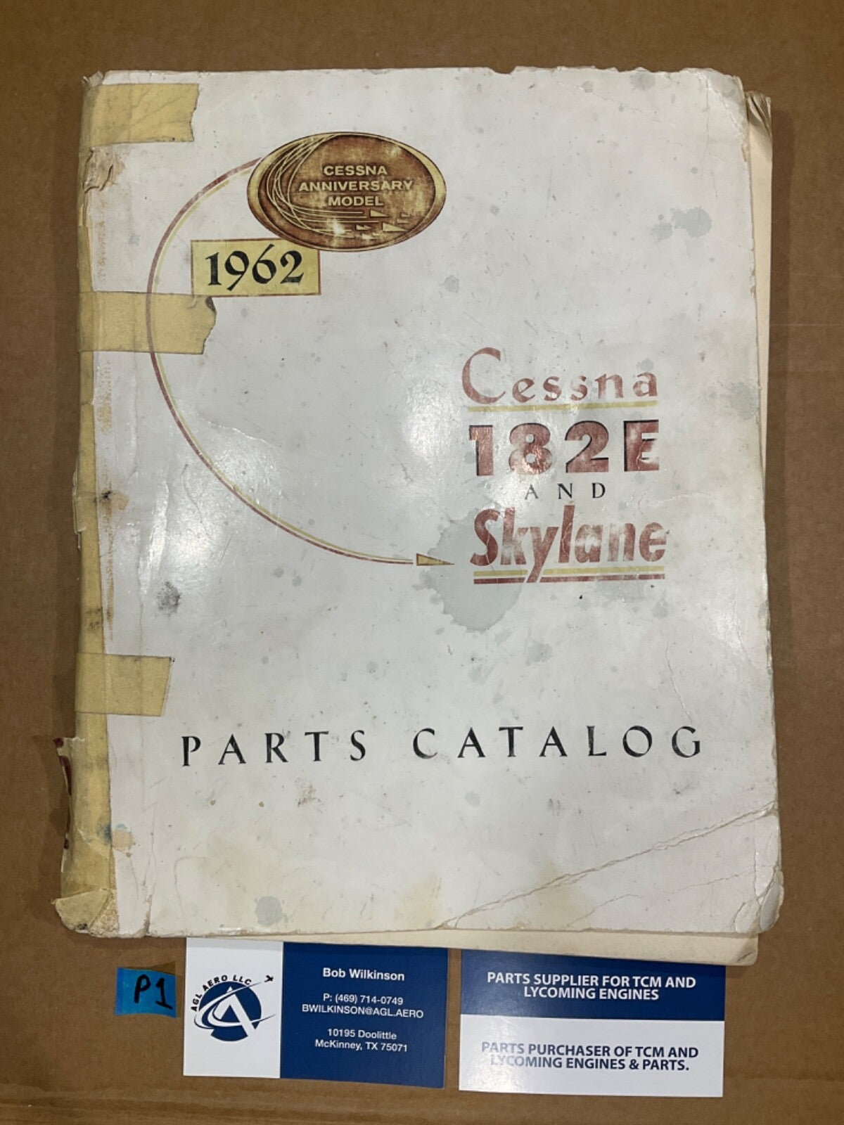 Parts Catalog Cessna Anniversary Model 182E and Skylane 1962 (November 1, 1961)
