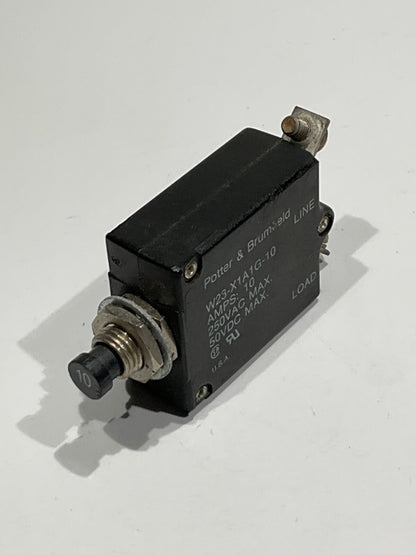P/N: W23-X1A1G-10 TE Connectivity Circuit Breaker 10Amp (for one)