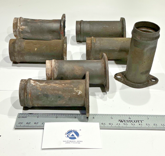 P/N: 0450338-14 Straight Exhaust Riser for C-172 (AR)