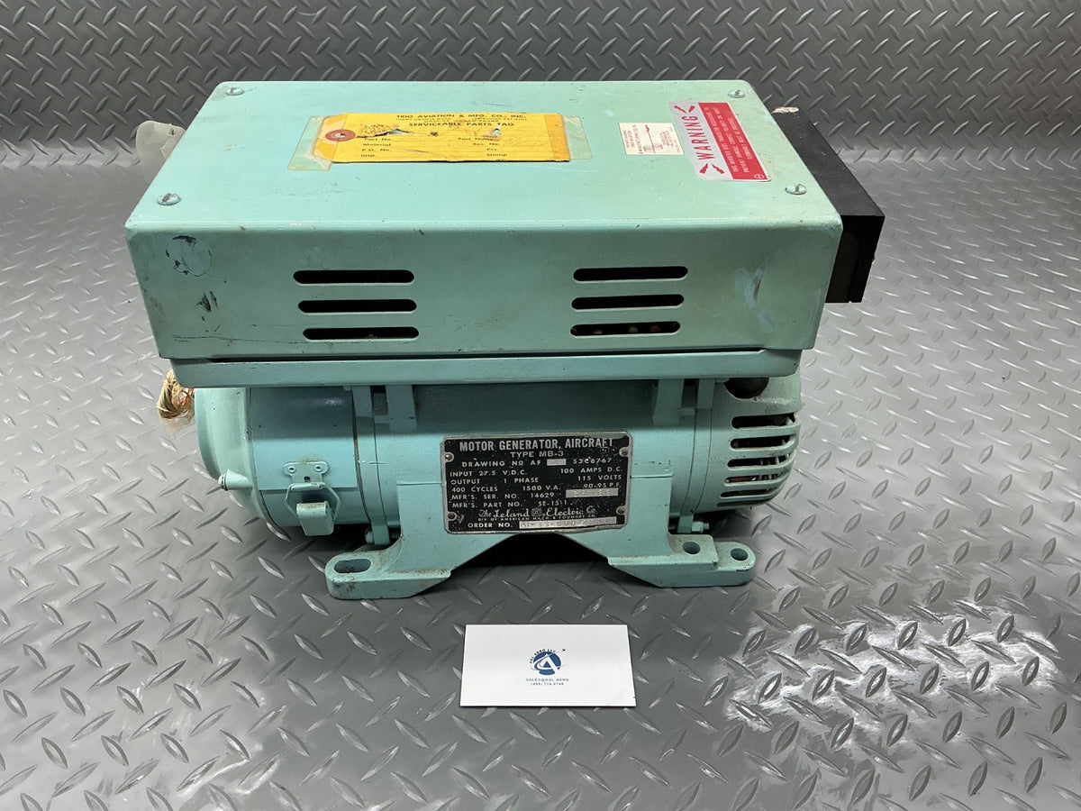 P/N: SE-15-1 Leland 27.5 V Motor Generator (AR)