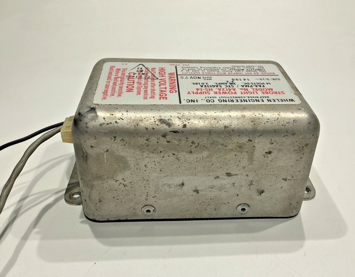 P/N: A412A HS-14 Whelen Strobe Light Power Supply (AR)