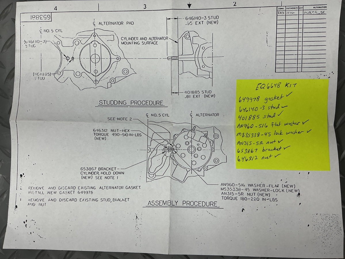 P/N: EQ6648 Continental Hold Down Bracket (NE)