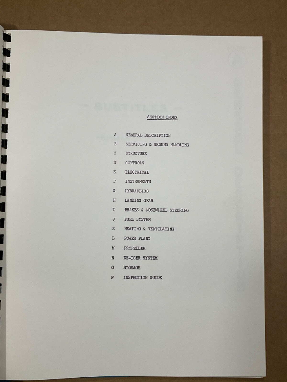 Maintenance Manual Gulfstream Commander 560A (1982)