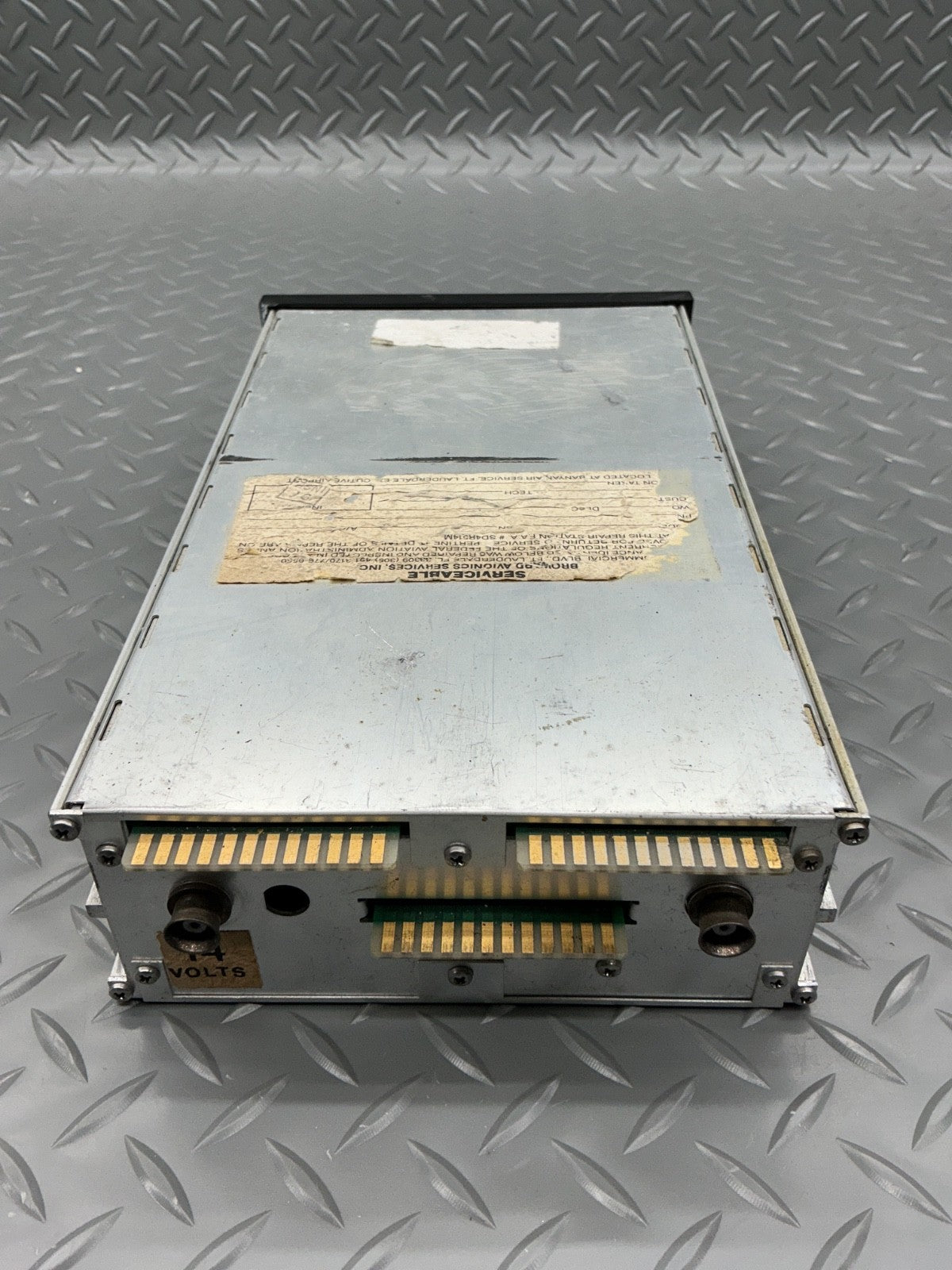 P/N: Narco Mk-12D-TSO Nav/Com Radio, Piper Style, Bad Display, Parts Only - (AR)