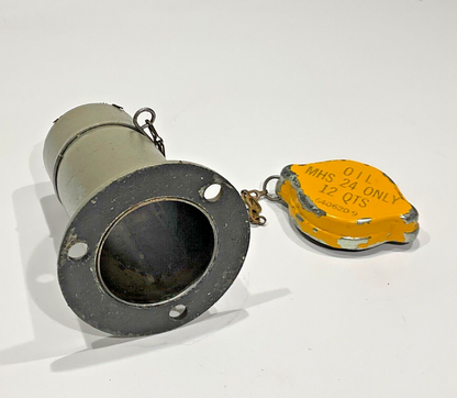 P/N: 538773 Oil Fill Neck 3.5" with 640620-9; 12 Qt Cap  (AR)