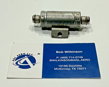 P/N: Piper Capacitor 0.1 MFD 250 VAC 600 VDC 50/60 Hz 40 Amps