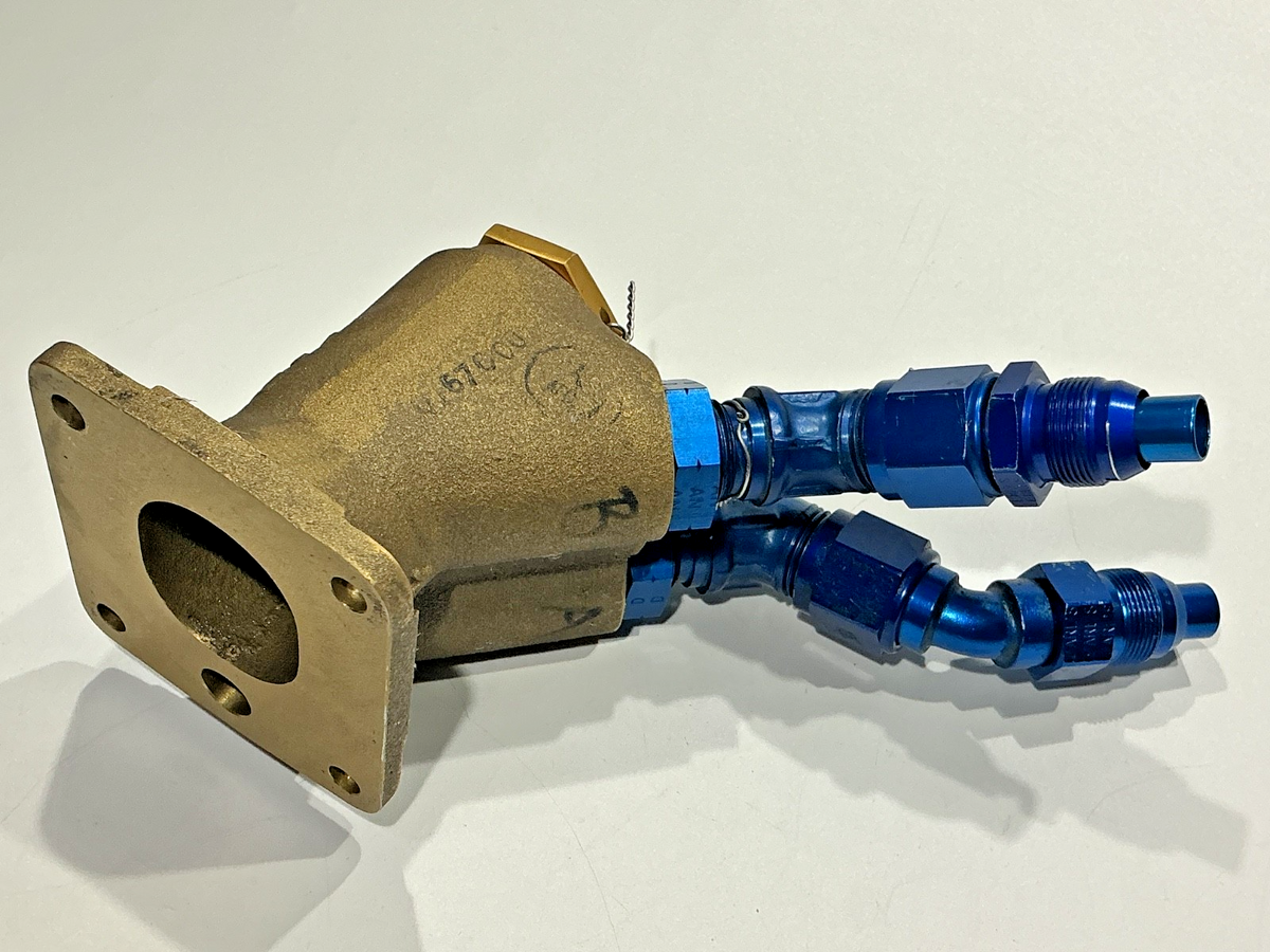 P/N: 0167000 Lycoming Oil Screen Housing (AR) - for one