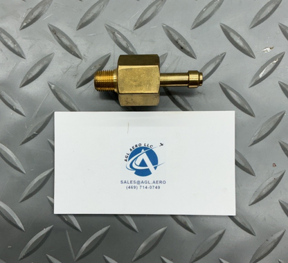 P/N: LW-13807 Lycoming Fuel Drain Adapter Assembly (NOS)
