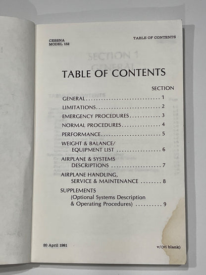 Information Manual Cessna 152 (1982)
