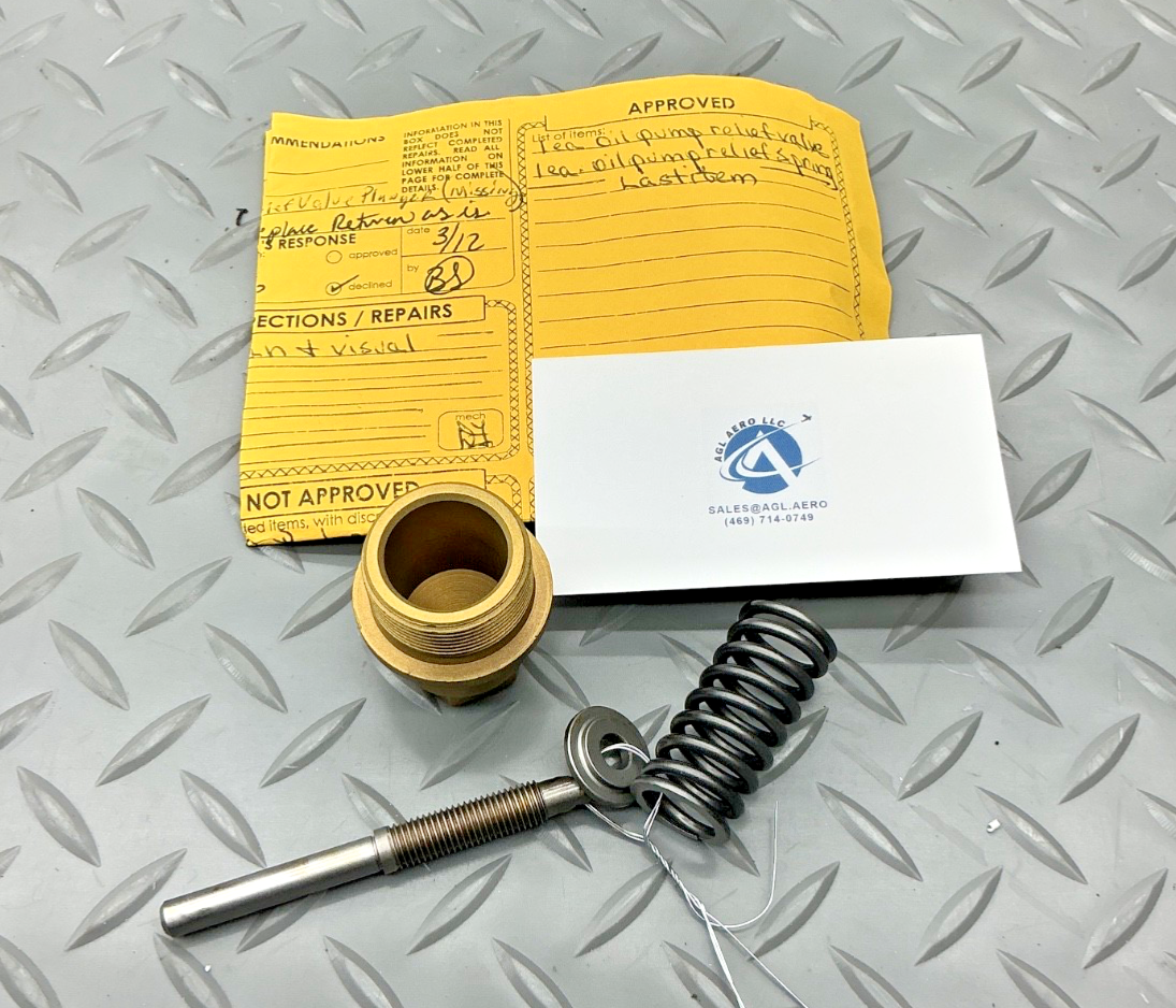 P/N: 642224 Pressure Relief Valve Housing & Spring (RD)