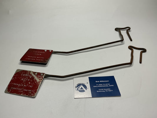 P/N: 0760606-1 or 1260463-1 Cessna Control Lock (AR) - for one