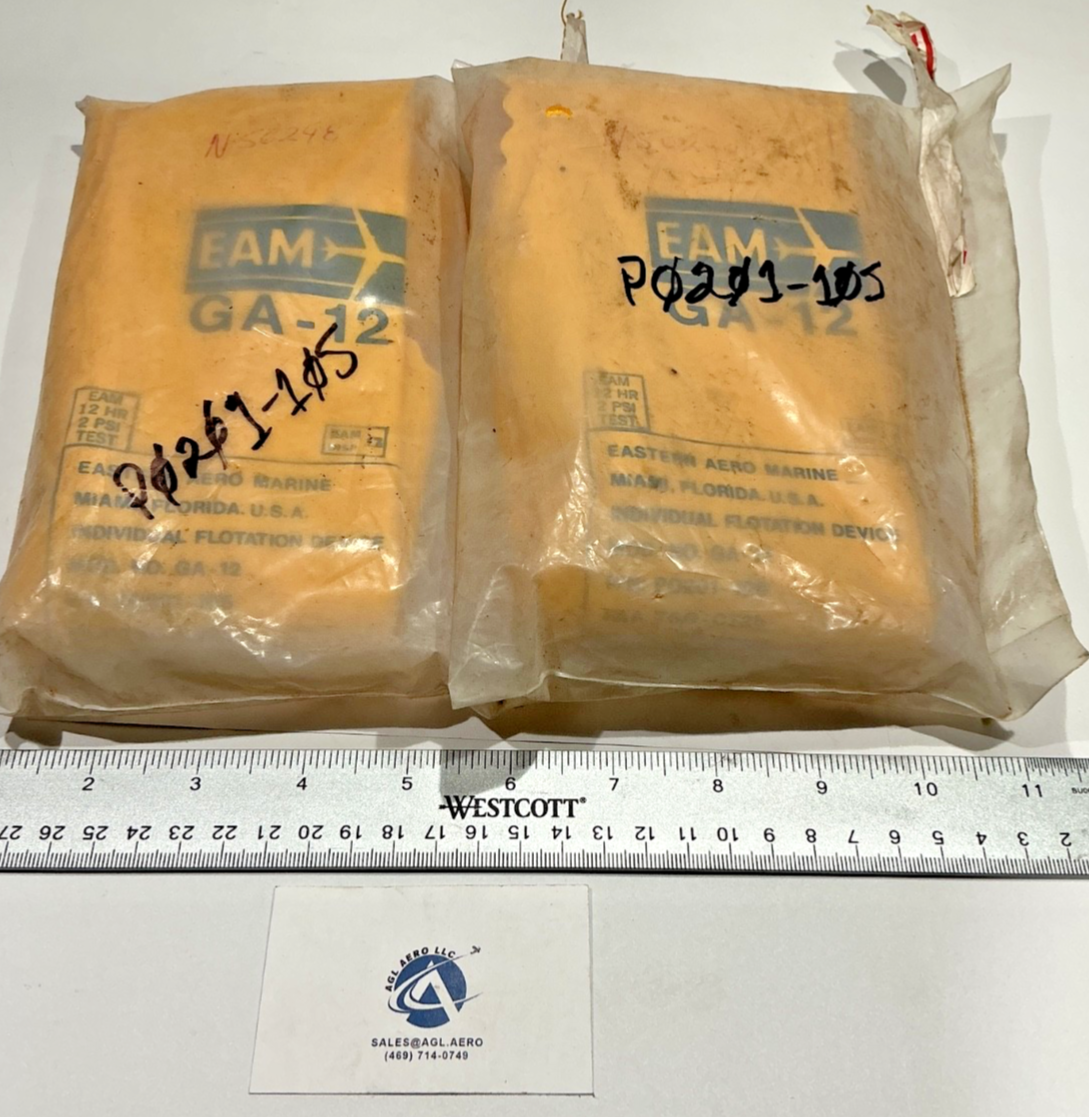 P/N:  PO-201-105 Eastern Aero Flotation Device (NOS)