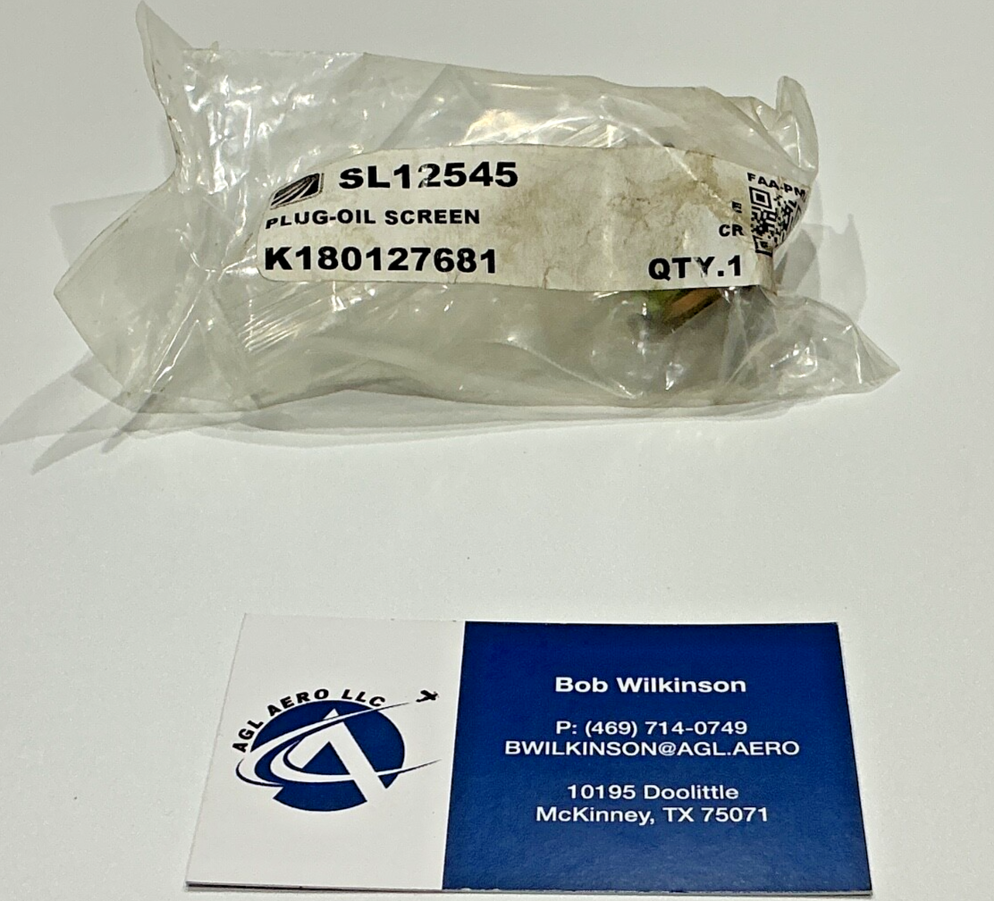P/N: SL12545 Plug - Oil Screen (NE) - for one plug