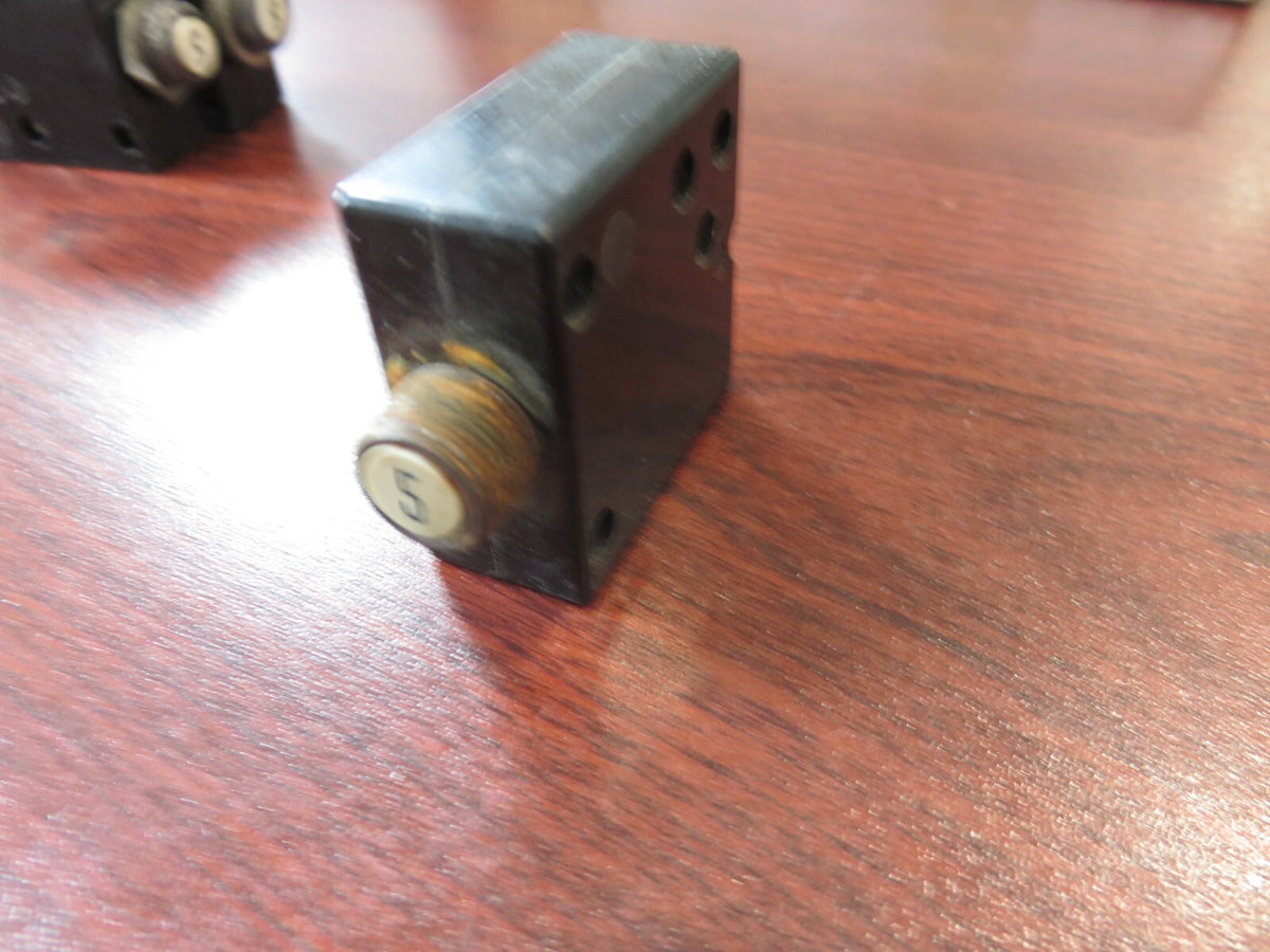 P/N: 435-205-103 - Wood Electric Corp.  5 Amp Aviation Breaker