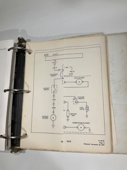 Piper PA-34-220T Seneca III Maintenance Manual Second Edition Cards 1-4
